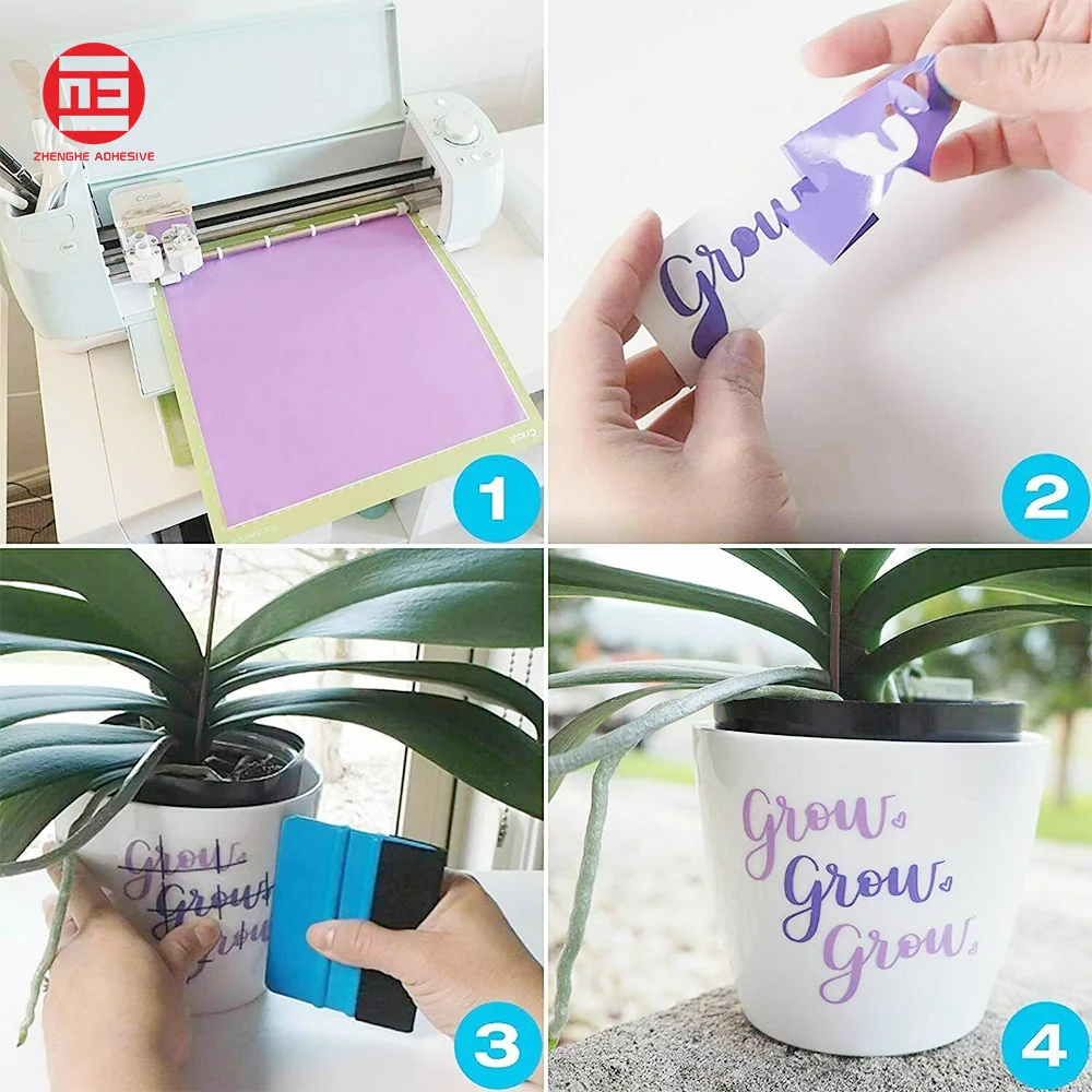 Wholesale Long Durability Premium Gloss Matte DIY Craft Cricut Plotter Vinyl PVC Self Adhesive Sheets