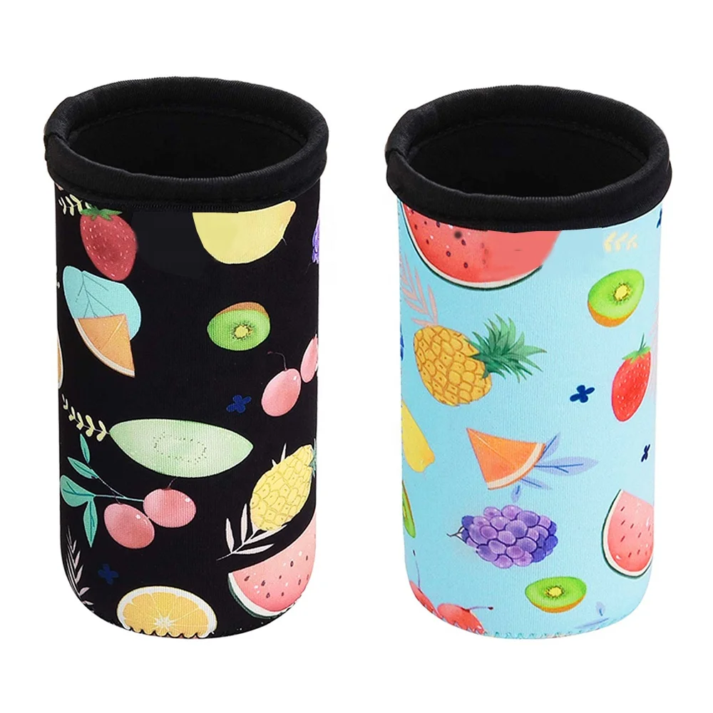 Anti-Slip Neoprene Bottle Insulator Sleeve 3mm Thick Collapsible Drink Can Coolie Cover for BBQ Camping Party