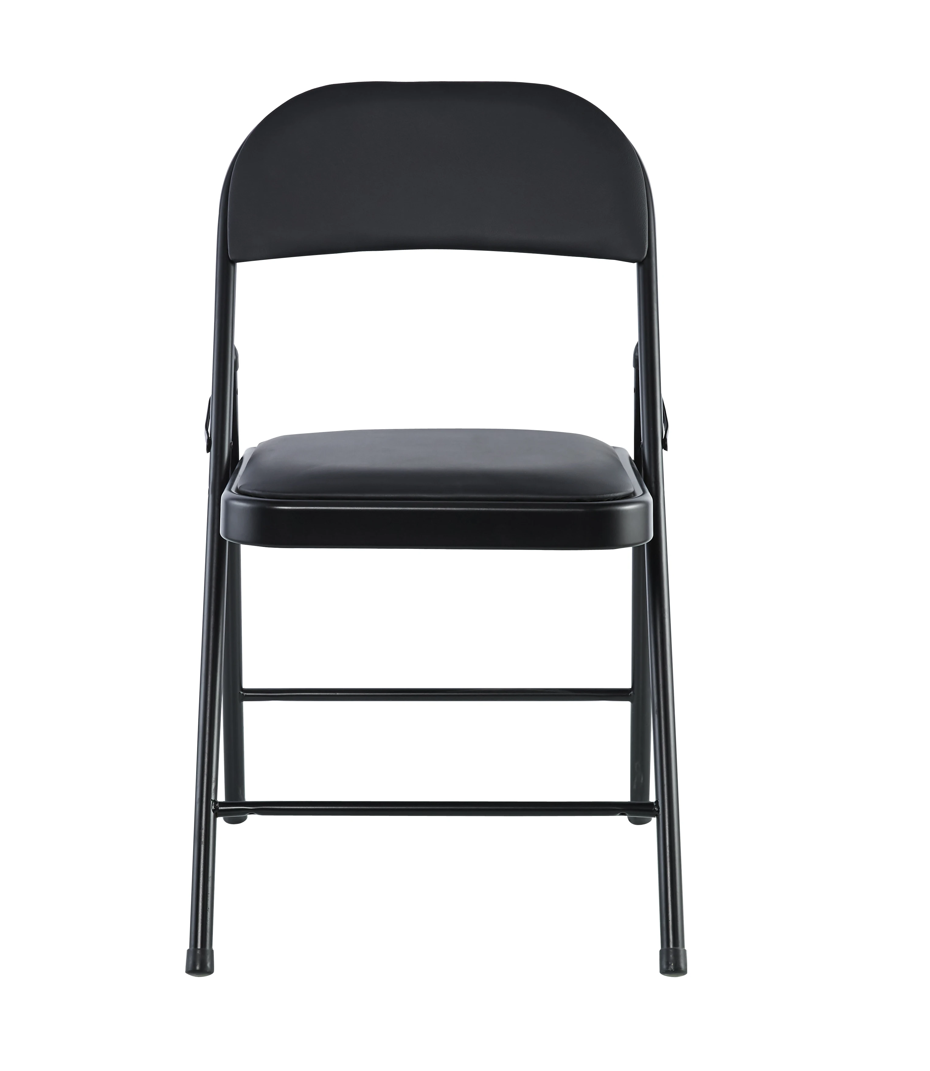 transparent leather  metal steel foldable used  folding chair for events with cushions