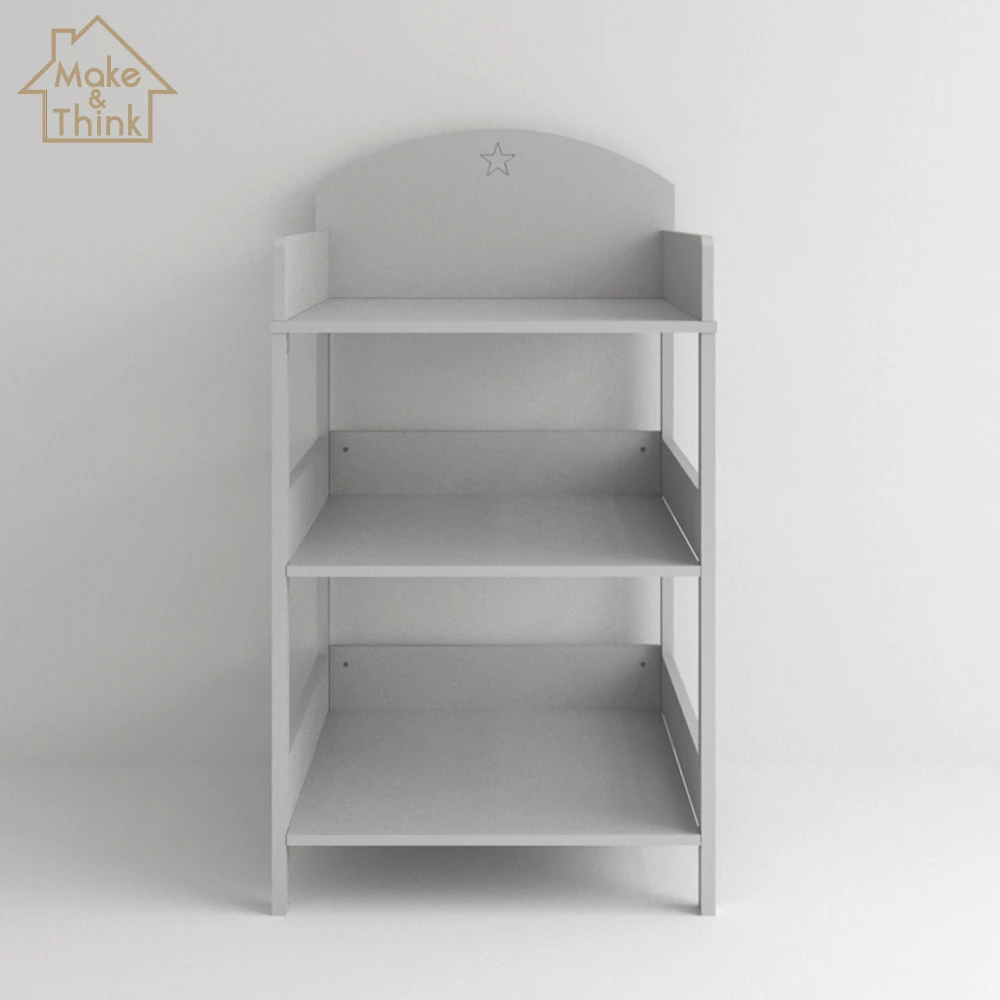 
Solid wood baby kids furniture toilet nappy changing table station 