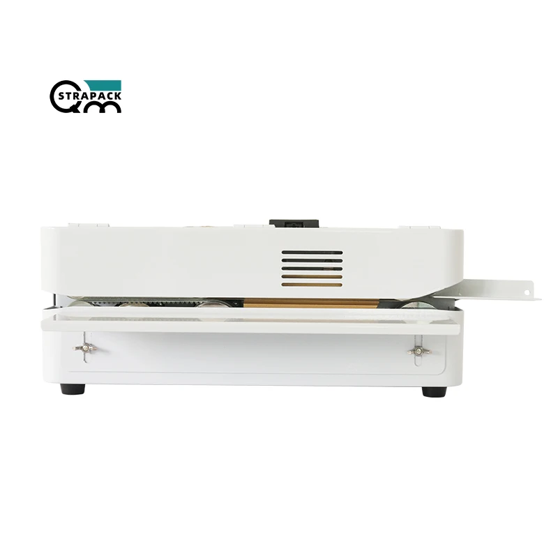 QMSTRAPACK 2024 QM-FRC510 Semi-Automatic Sealing Machine Electrically Driven Film Paper Bag Pouch Packaging Textiles Plastics