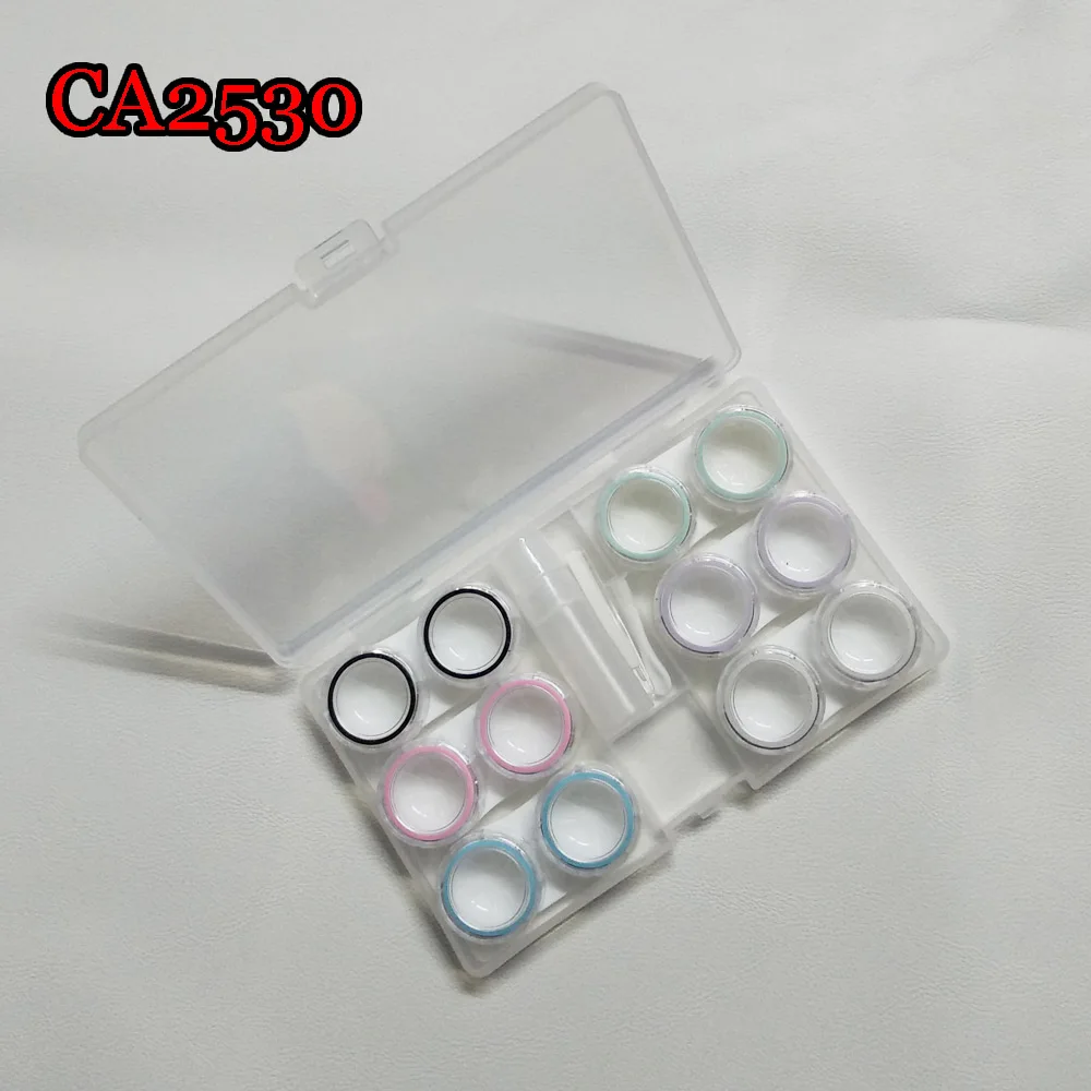 popular 6pcs contact lens set with pp saving box CA2530