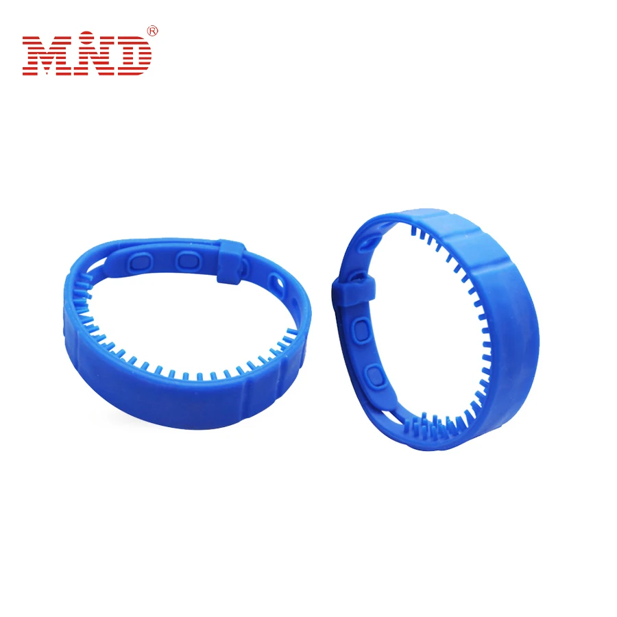RFID waterproof silicone wristband passive rfid tag bracelets cashless 13.56mhz nfc bracelet