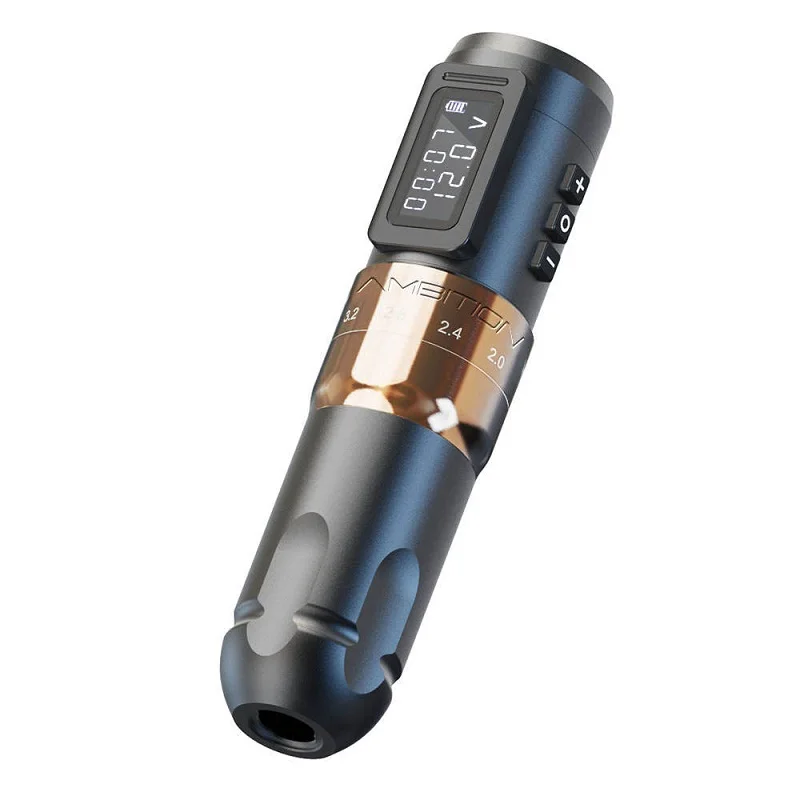 Cartridge Battery Coreless Motor 2.2-4.2mm Adjustable Stroke Wireless Tattoo Pen Machine