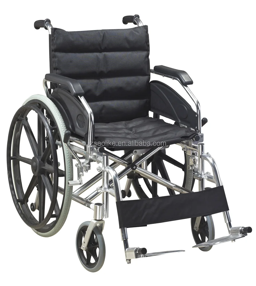 Elderly Care Products ALK953LBC Elevating Footrest Aluminum Manual Wheelchair for sale