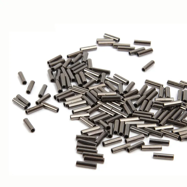 Stainless Steel Fishing Line Crimp Sleeve Copper Tube Sea Fishing Gear Fishing Accessories Line Tube