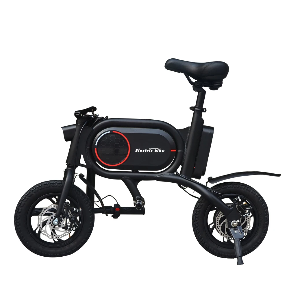 Europe Eu Warehouse Free Dropship Popular folding 12 Inch City Bike Smart Electric Power Bicycle  350w  Electric Bike