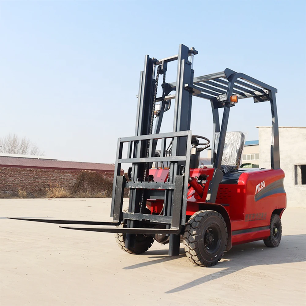 Free Shipping Super Large Capacity Battery 1.5 To 5 Ton Ce Heavy Load-Bearing Four-Wheel Drive Electric Forklift For Sale