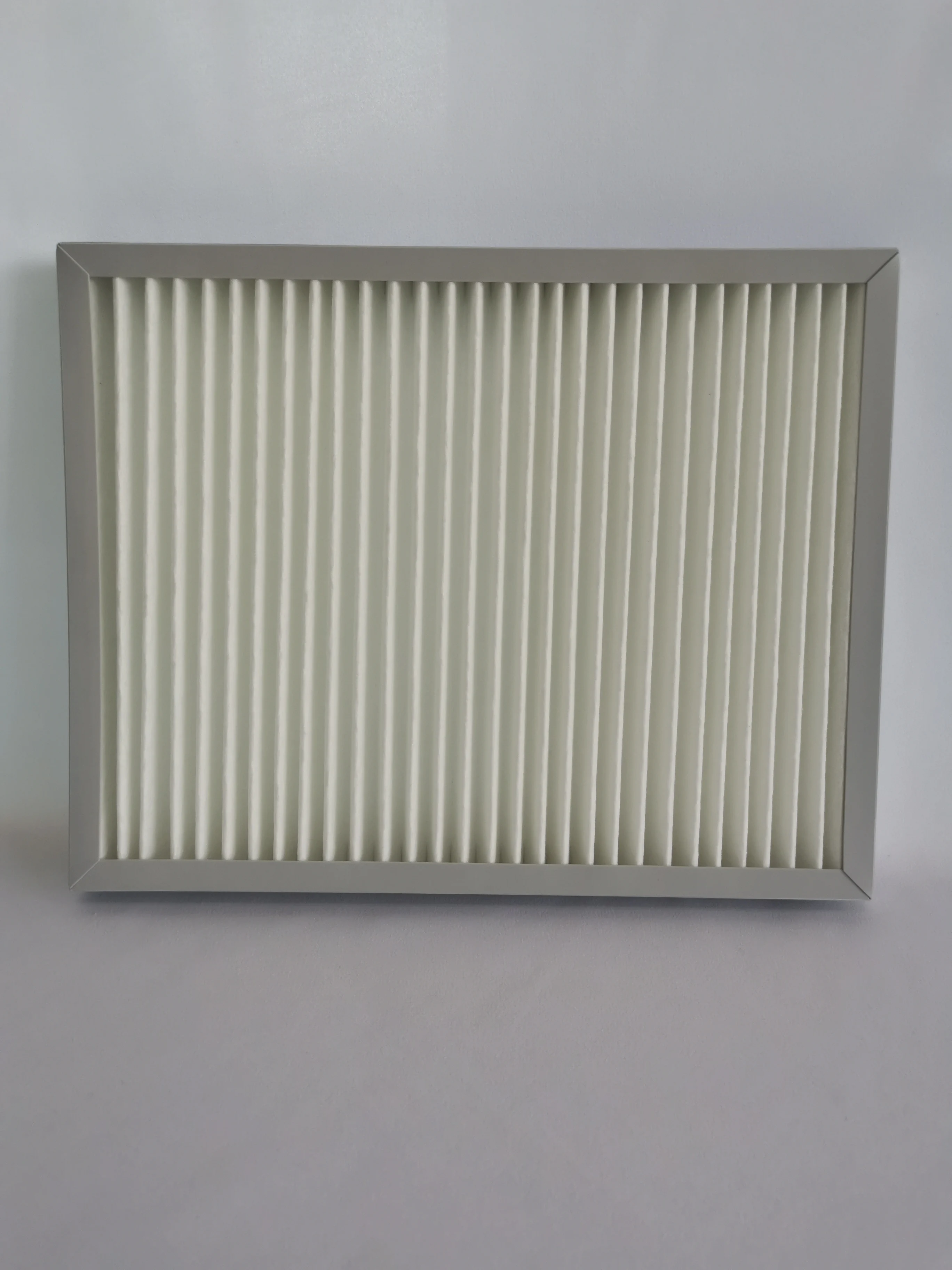 China Manufactory Cabin Cartridge Pleated HEPA Air Purifier Filter Paper Frame Air Cleaning Remover