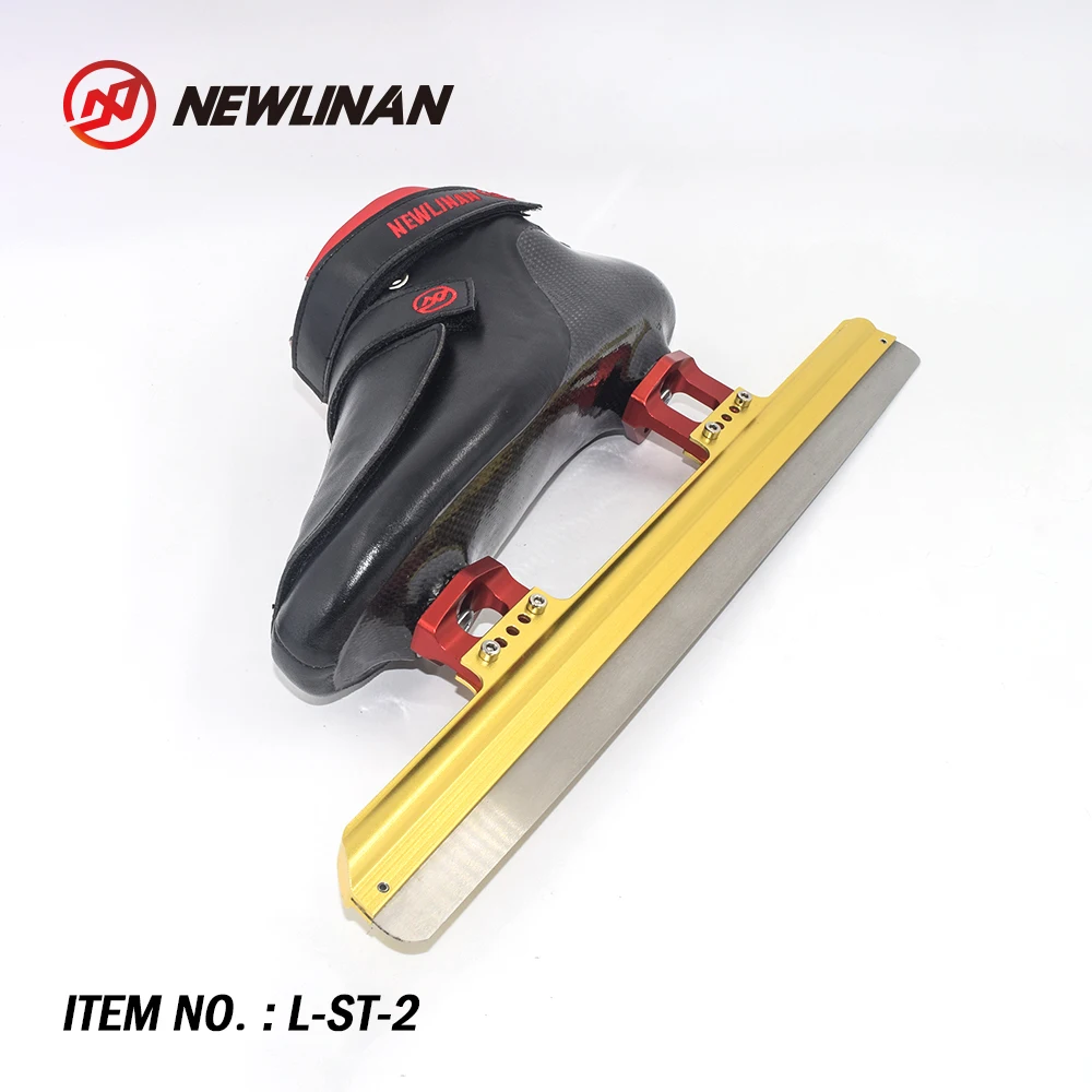 
Professional short track speed ice skate boot with CNC ice skate blade 52/60 HRC 