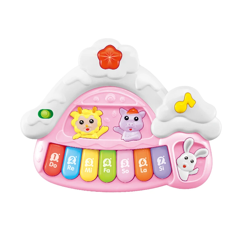 Keyboard Piano Toy For Baby Multiple Function Baby Toys Blue Sky And Sea Battery Operated Cartoon Radio Toys for Kids