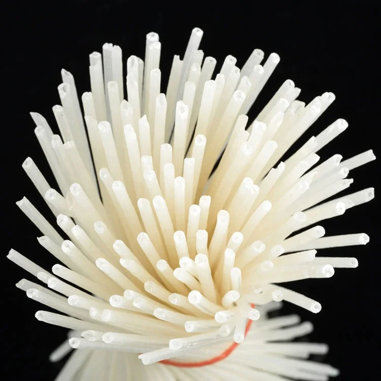 
GMO Free Pure Rice Made Straw Shape Long Rice Spaghetti 