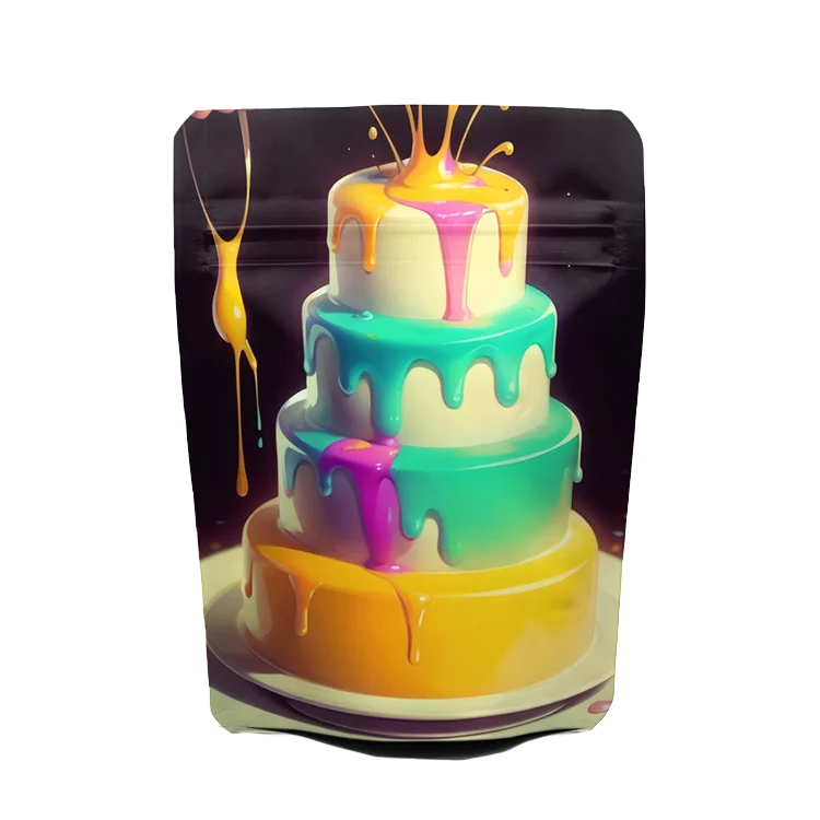 Custom Mylar Bag With Design Cookie Candy Plastic Edible Bag Custom Candy Packaging