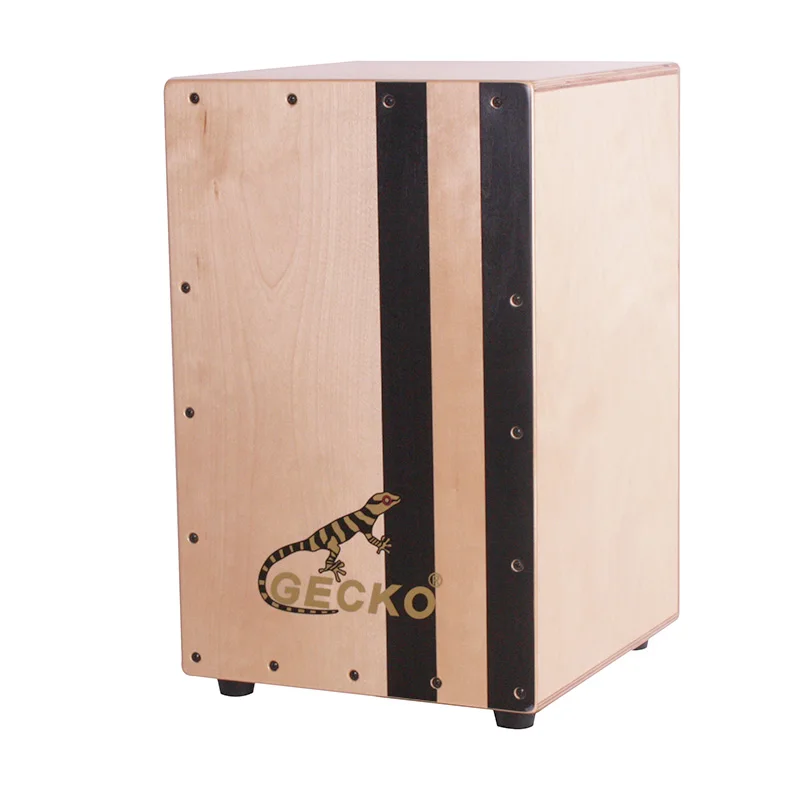 Factory supply black and birch percussion box drum model CL11 series cajon