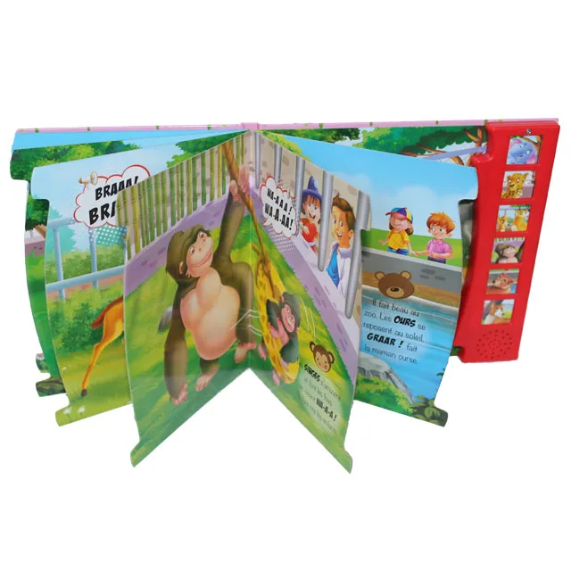 NEW Six buttons sound module talking book, education story book,