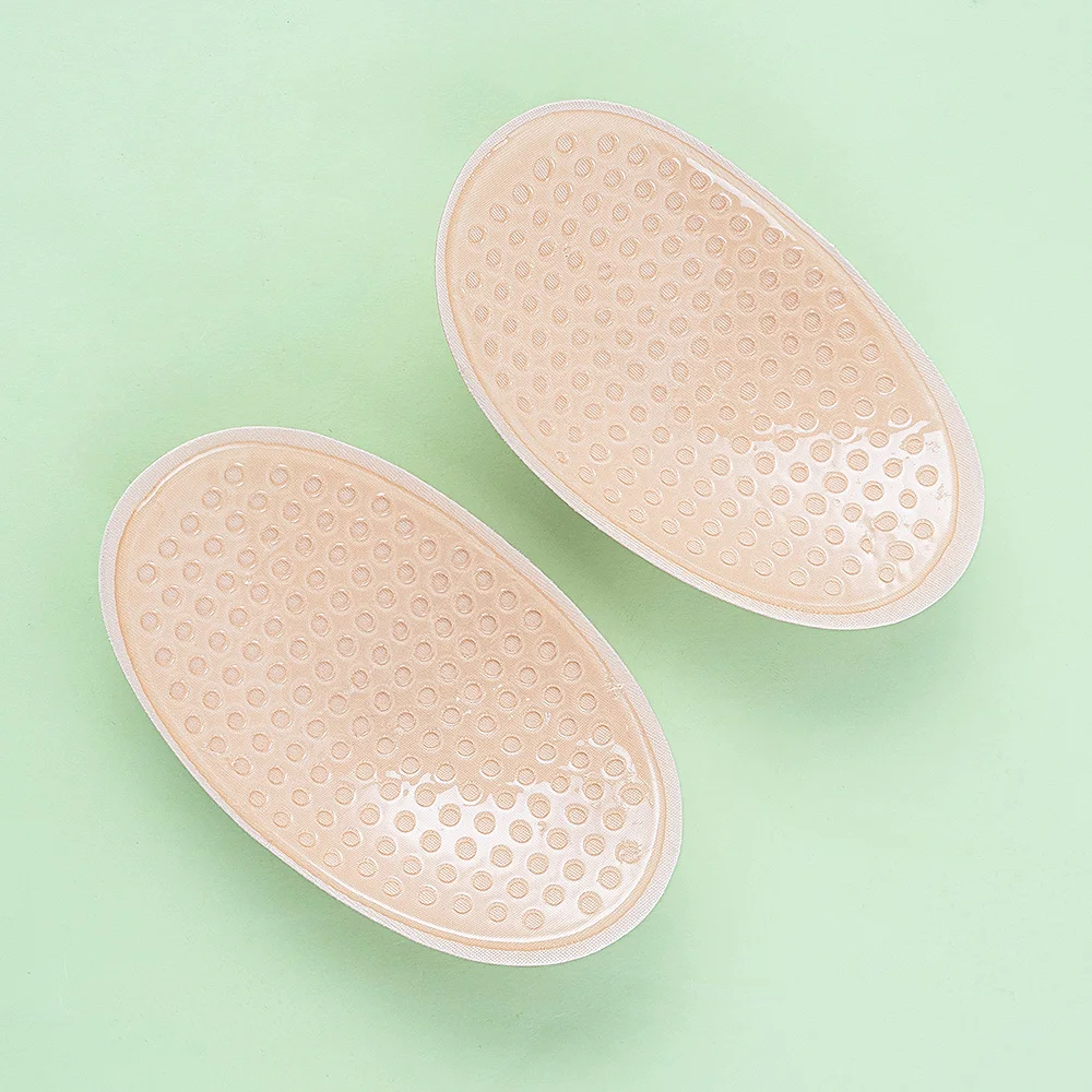 Wholesale Women Bra Accessories Reusable Self Adhesive Fabric Silicone Shoulder Pads For