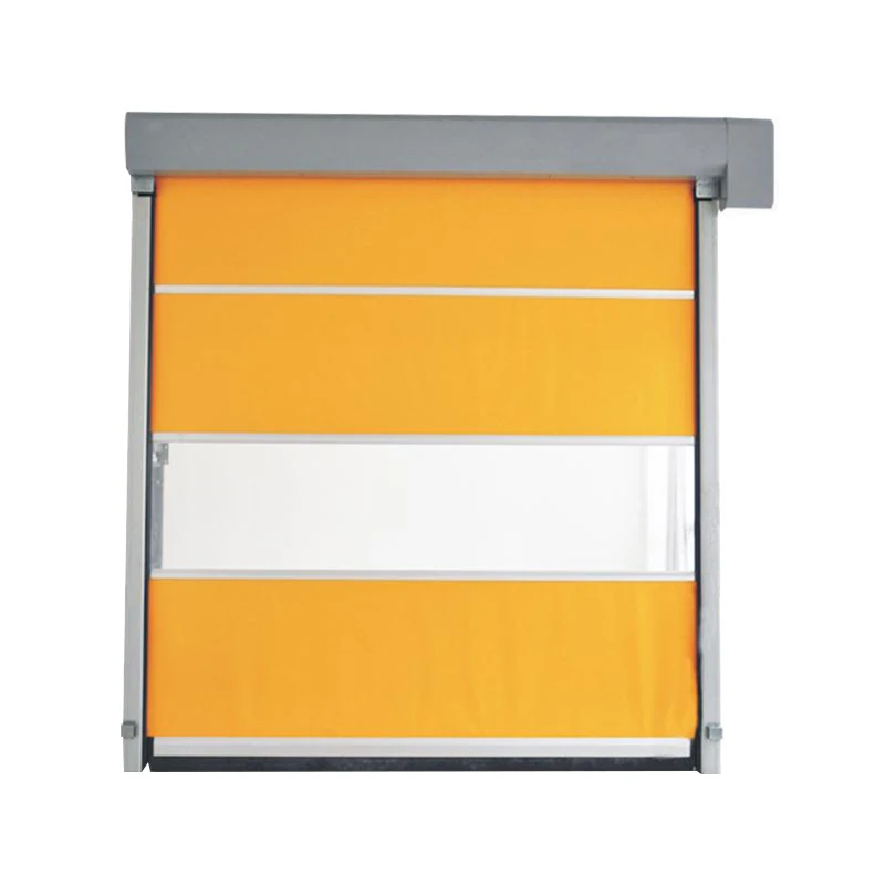 PVC  Polycarbonate Transparent Fast Roller Shutter Door