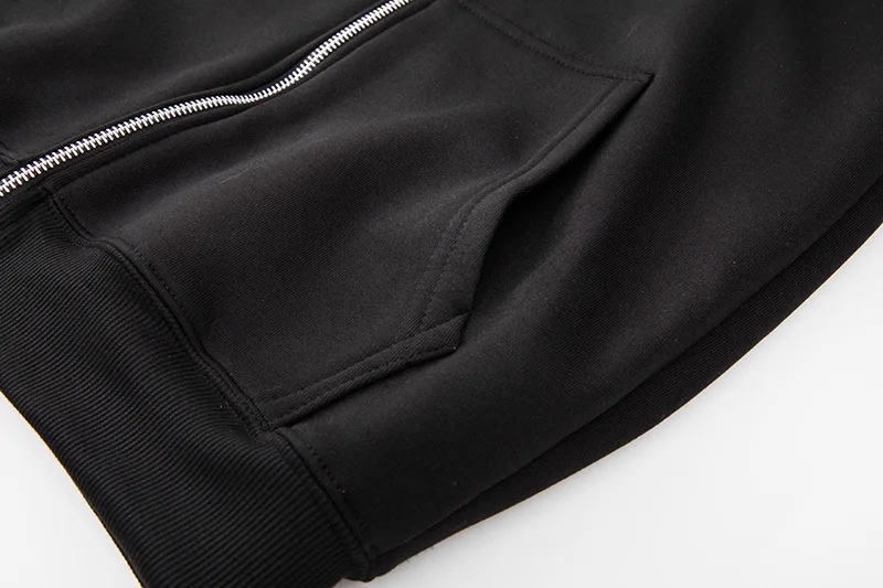 2023 Spring And Autumn Outdoor Fashion Casual Loose Cardigan Men Blank Custom Full Zip Up Hoodie