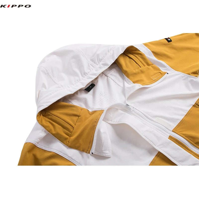Kippo custom womens clothing windbreaker jacket for men 2 layers hiking jackets outdoor wear coat