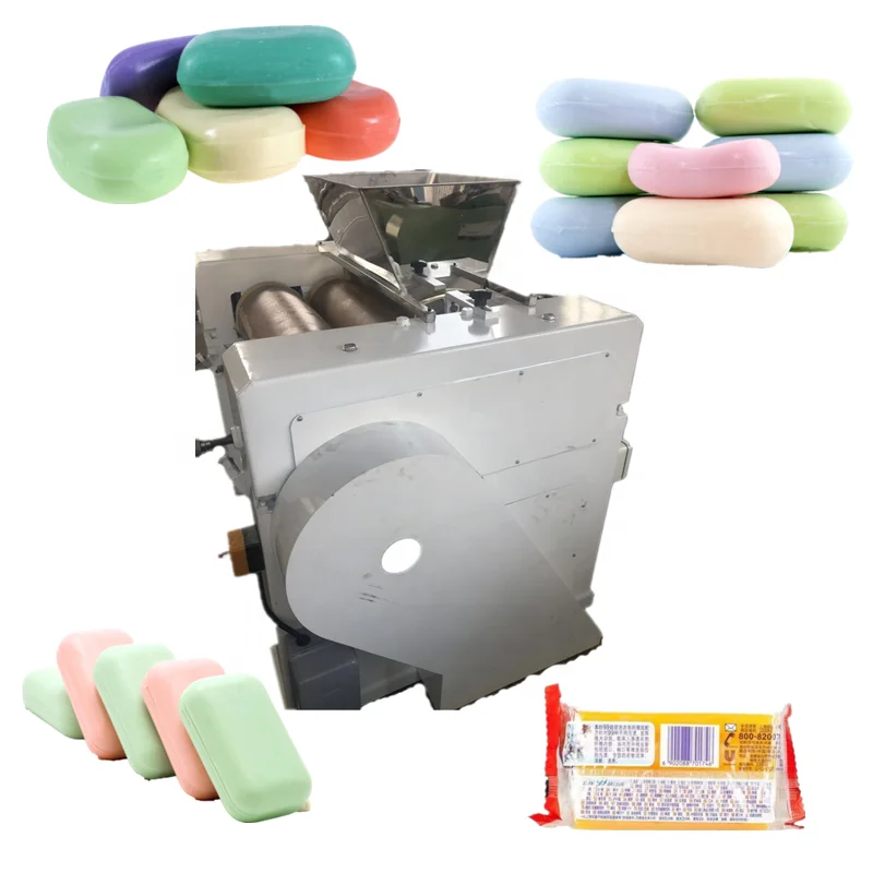 Easy Operation Hot Sale For Solid Soap Production Line Cutter Screw Extruder Plodder Full Soap Making Production Line Equipment