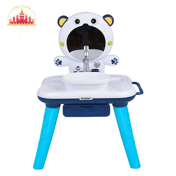 2 In 1 Multifunctional Shopping Cart Pretend Play Plastic Kitchen Toy For Kids SL10D841