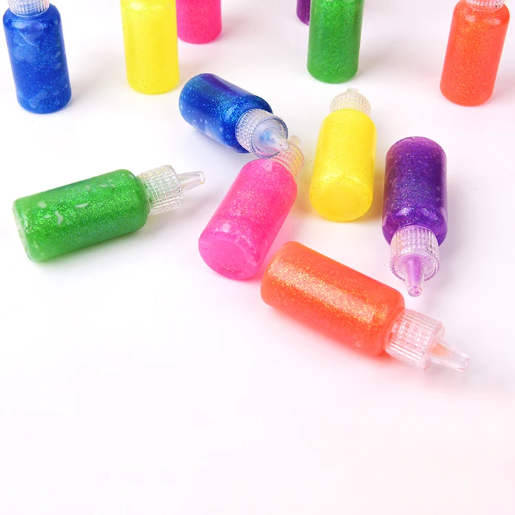 Ex-factory Price Safe Non-toxic Liquid Glitter Glue Paper Arts Glitter Glue For Kids DIY Craft