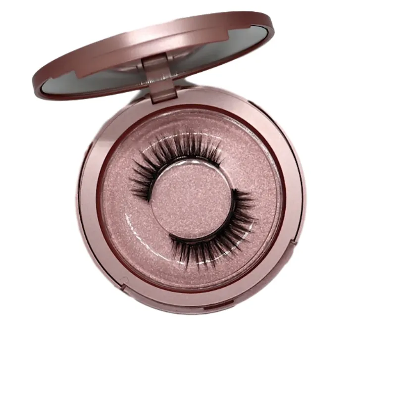 
3d magnetic eyelash set with mirror 2 pairs eyelash and eyeliner kit new magic eyelash extension 
