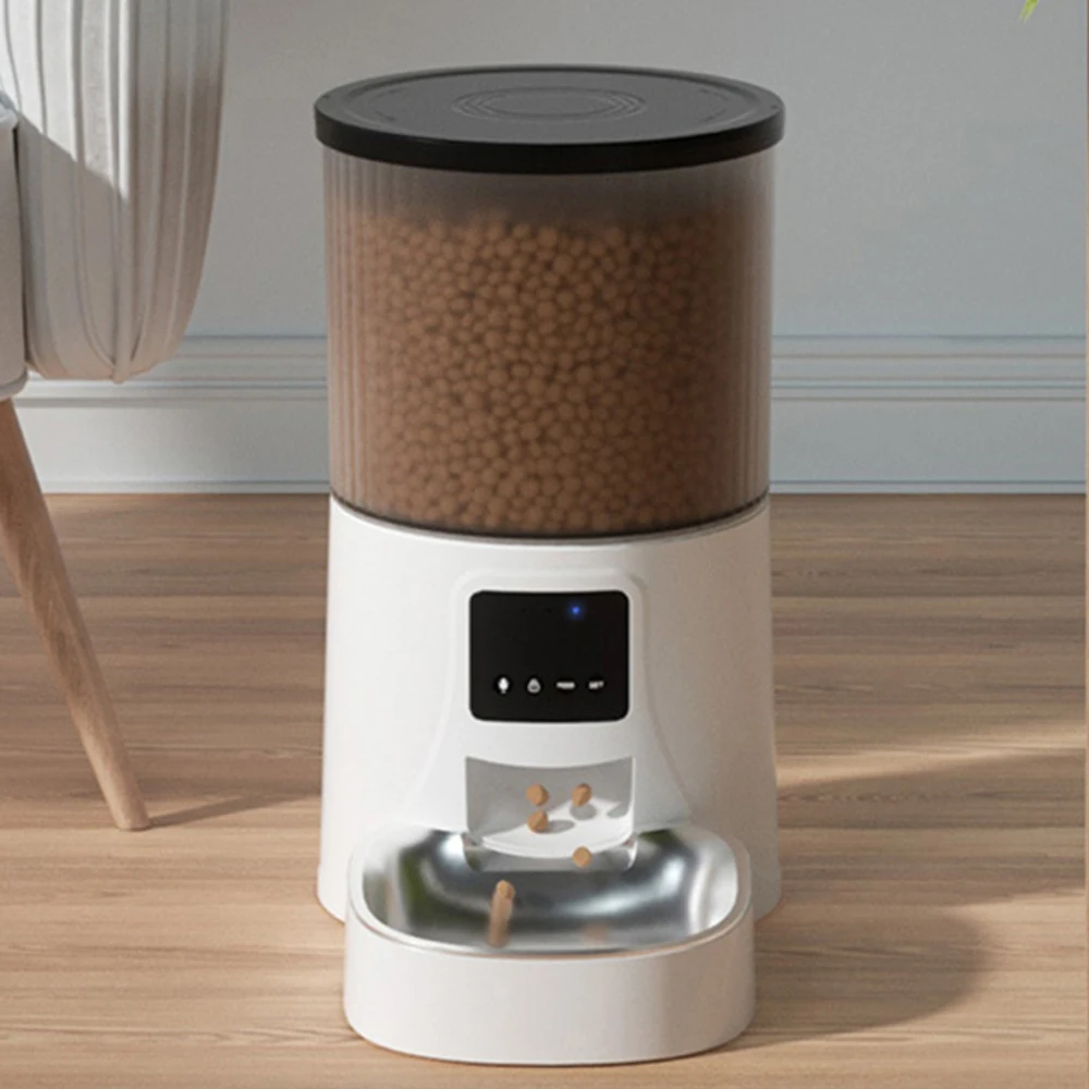 Hot selling pet feeder WiFi automatic feeding APP controlled cat food feeding machine cat and dog feeding bowl