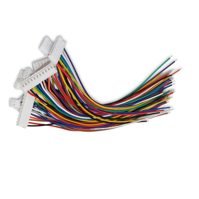 jst 2-16pin 2.0 mm pitch plug power AWG ODM/OEM wire harness manufacture cable male female connector ph jst cable