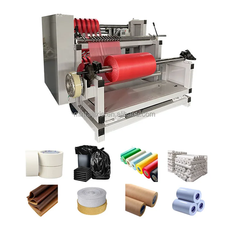 Paper slitting rewinder machine thermal paper rolls fabric slitter rewinder machine slitting rewinding automatic cutting machine