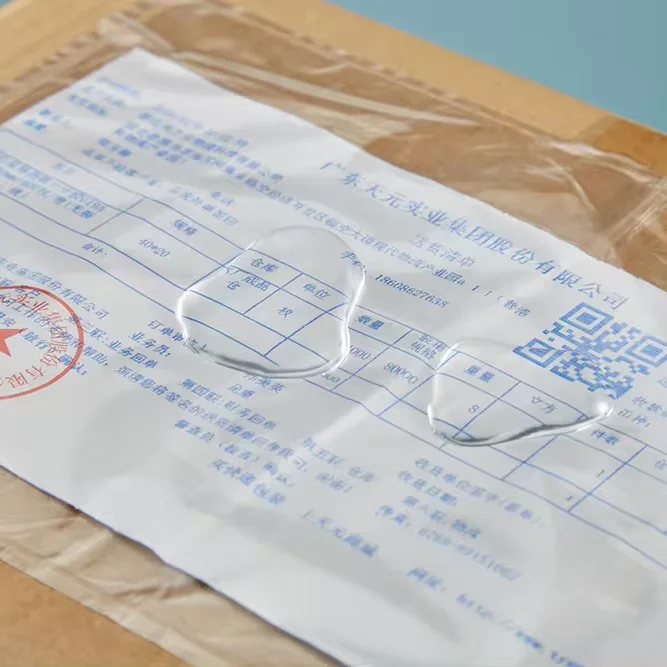 Customized Recycled Plastic Self Seal Poly Bags Packing List Envelope Self Adhesive Document Shipping Packing List Bags