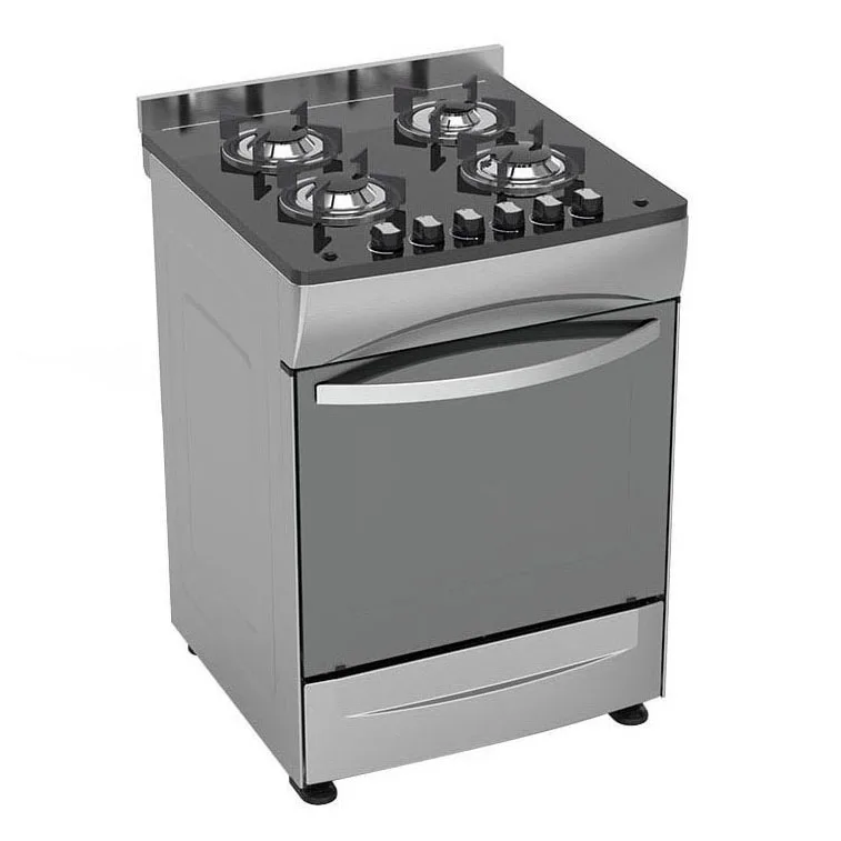 Factory price professional customized new design 4 burner cooking range stove with gas oven for home use