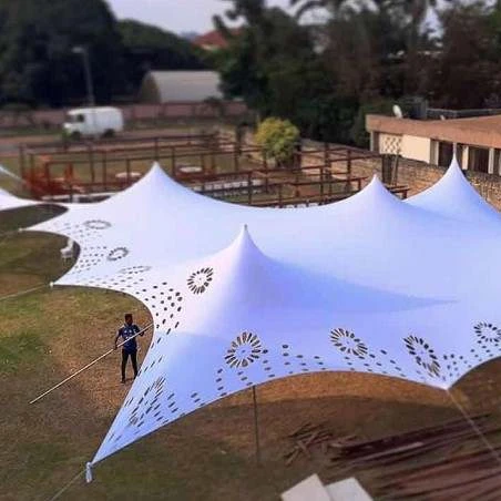 customized color Stretch Cheese Tent  For outdoor wedding Party