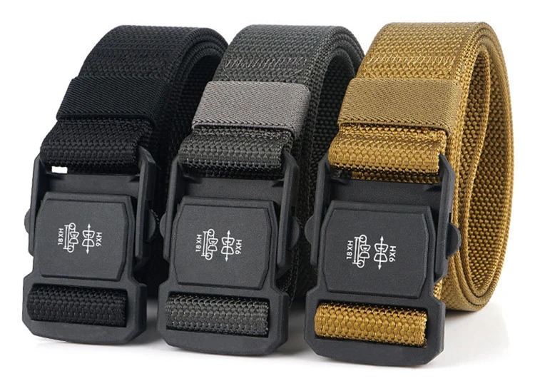 Nylon Combat Belt, Tactical Hiking Hunting  Belt Men