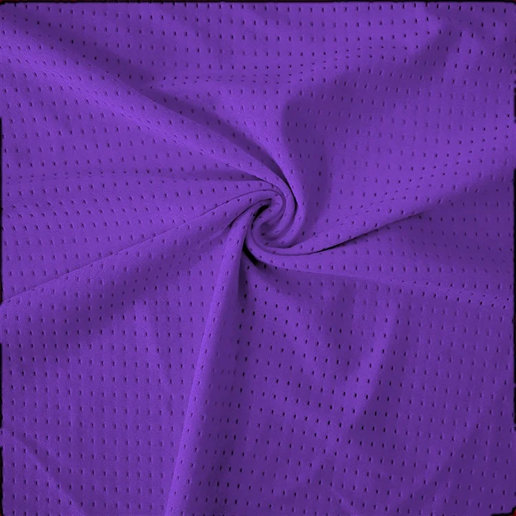 Net Mesh Spandex Nylon Fabric For T-shirts Lightweight Knit 160gsm Blazer Soccer Football Basketball Uniform Jerseys track suit