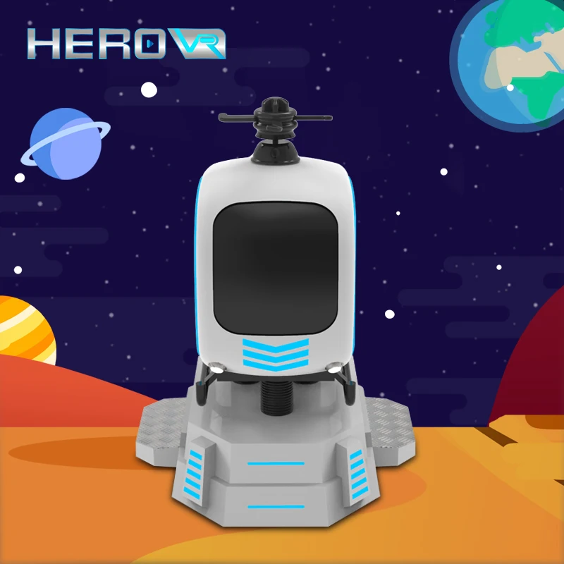 HEROVR Wholesale Price 9D Virtual Reality Airplane Car Driving Simulation Kids Children Game Machine Vr
