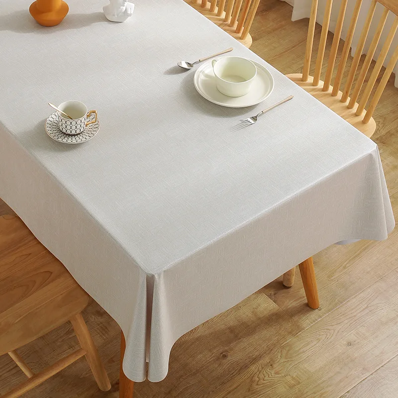 Modern European restaurant tablecloth PVC waterproof and oil-proof can be customized wedding table runner square coffeetable pad