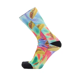 Custom Special and Unique Magic Leisure  Print Novelty Custom Sublimated Hockey Socks