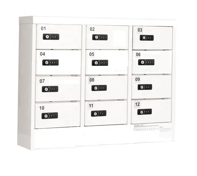 
2019 most popular Customized Hot sell Mechanical lock small 12-Door smart Phone Charging locker with cheap price 