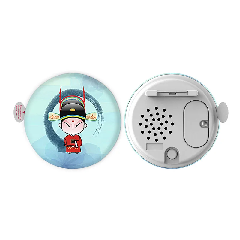 Factory Cheap Souvenirs Talking Corporate Gifts Custom Promotional Buttons Badge Talking Clothing Magnets Music Name Badges