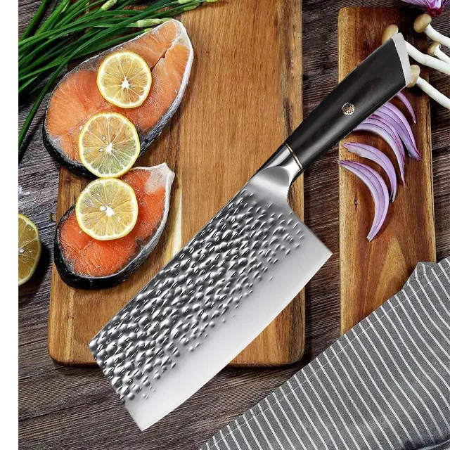 6.5inch chinese cleaver Knife with Pakka Wood Handle