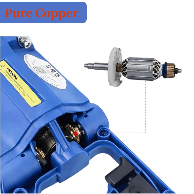 Glam 1300W Intelligent Hydraulic Portable Electric Drill Industrial Grade Metal Hole Puncher Channel Steel Angle Steel 220V/110V
