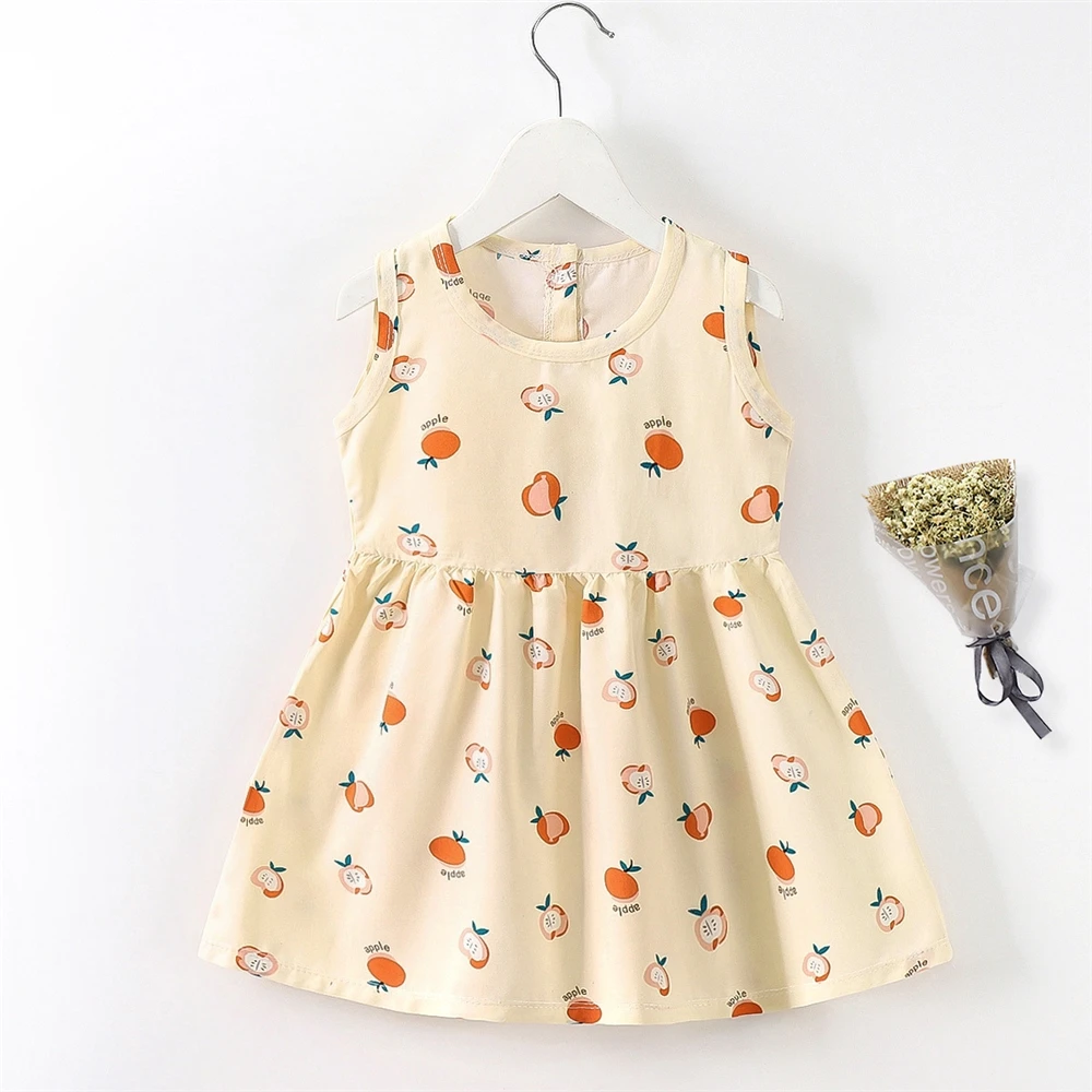 2022 summer new girls dress girls sleeveless dress baby clothes factory direct wholesale