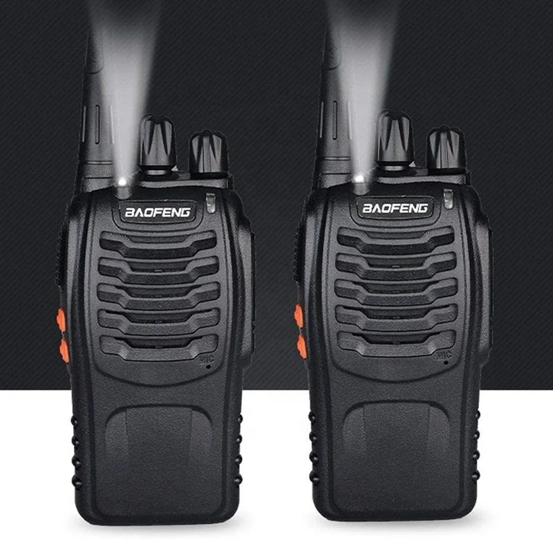 Long Distance Mini Handheld 2 Way Radios Walkie Talkies Baofeng BF 888s UHF 400-470mhz 16 Channel 1500mah Walkie talkie
