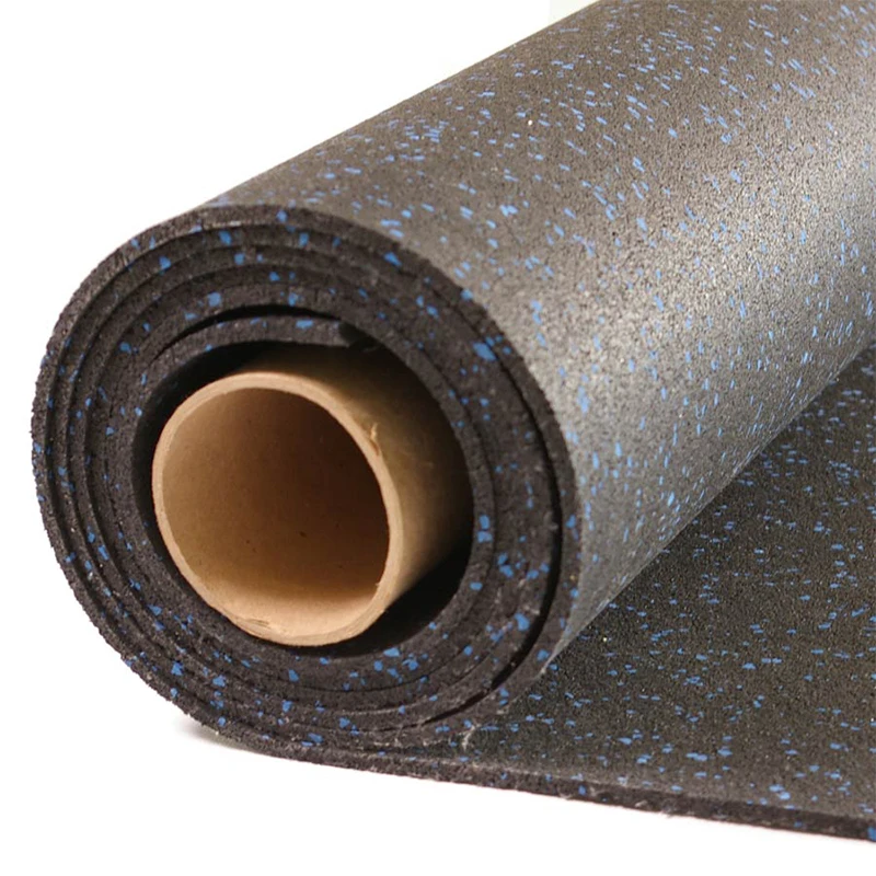 Competitive price rubber gym flooring roll rubber mat for crossfit