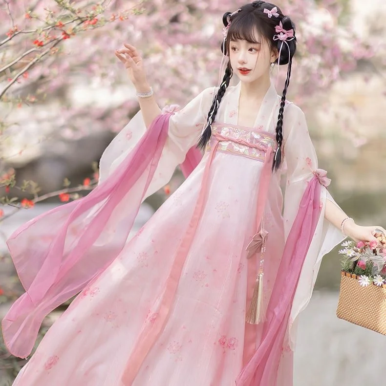 Традиционное китайское платье одежда Hanfu женская