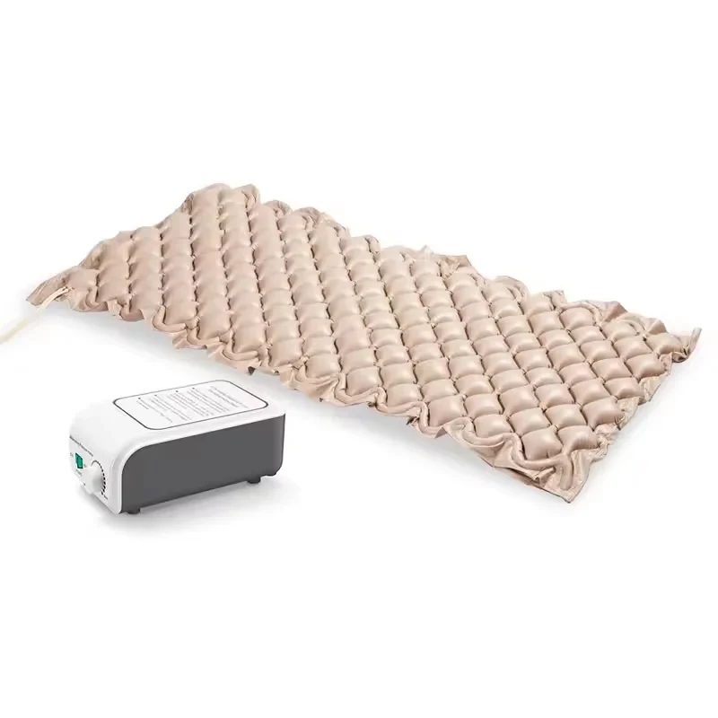 Inflatable medicated bubble anti-decubitus inflatable air mattress with pump for hospital bed