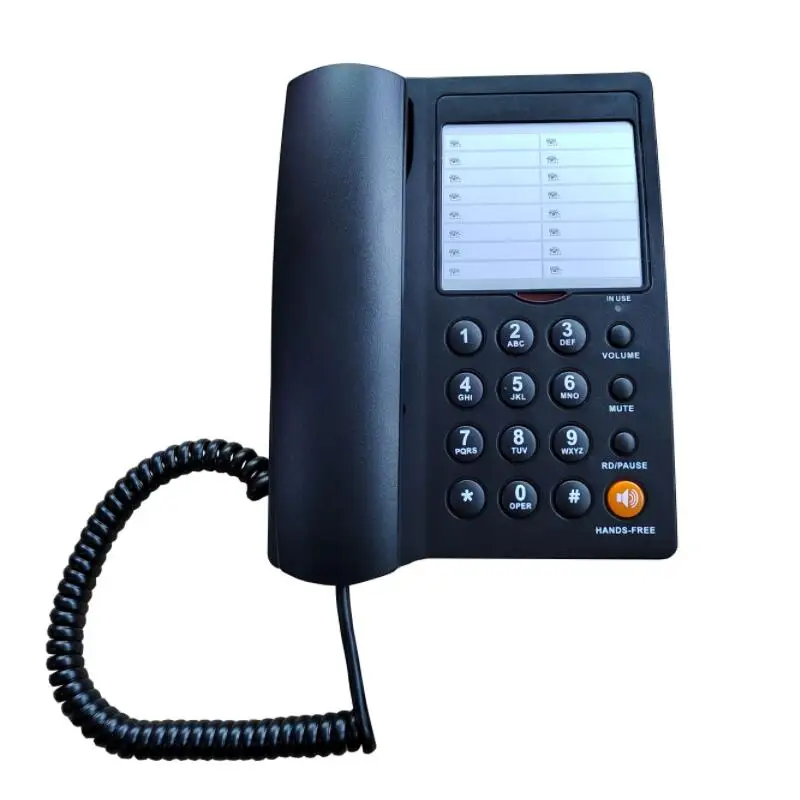 Factory cheap inventory Office Phone Wired Telephone with Multi-function