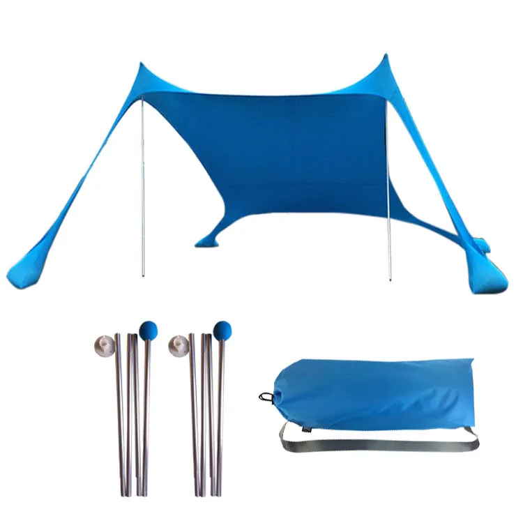 Beach Awnings Light Sunshade Tents Lycra Fabrics