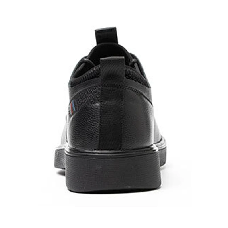 Wholesale price mens safety shoes lightweight steel toe leather anti slip safety shoes